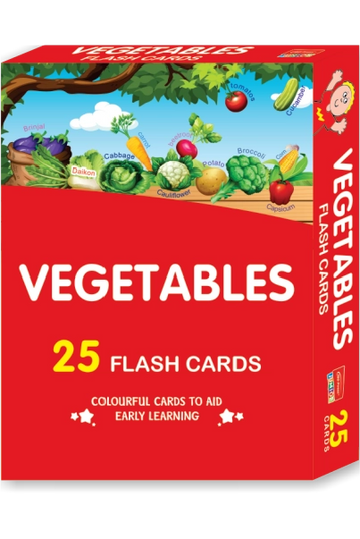 Vegetable Flash Cards for Kids – Learn Vegetables with Pictures