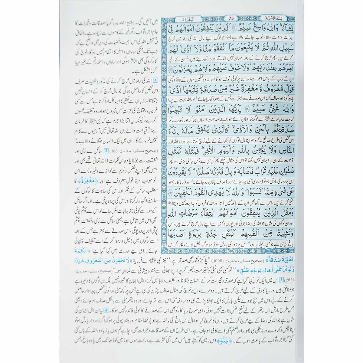 Tafsir Ahsan ul Bayan 17x24 Islamic book by Darussalam